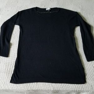 Go Fish Black Tunic Sweater